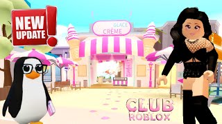 LA CRÈMERIE A ÉTÉ RÉNOVER  UPDATE CLUB ROBLOX [upl. by Hallvard]