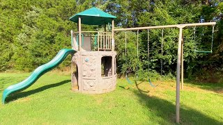 Lifetime Adventure Tower Swing Set REVIEW [upl. by Ennayhc]