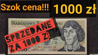 Szok aż 1000 złotych za banknot z Mikołajem Kopernikiem o szczególnych walorach Ceny Sierpień 2022 [upl. by Aicylla]