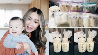 How I Pump 1200 ml of Breastmilk A Day  HAUSOFCOLOR [upl. by Carla615]