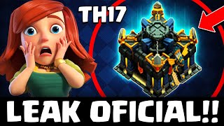 🚨OFICIAL ¡¡NUEVO AYUNTAMIENTO 17 FILTRADO por SUPERCELL 🤯 Clash of Clans [upl. by Yelahc]