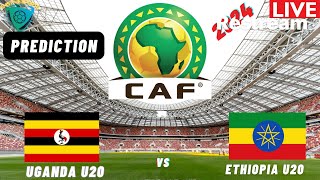 Uganda vs Ethiopia Live Stream CECAFA U20 Africa Nations Cup 2025 Qualifiers Commentary Score [upl. by Heddi]