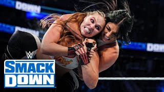 Ronda Rousey dominates the field to win a WWE Extreme Rules title match SmackDown Sept 9 2022 [upl. by Oskar]