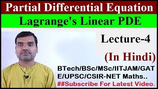 Partial Differential Equation  Solution of Lagranges Linear PDE in hindi [upl. by Arline]