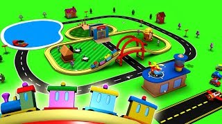 Choo Choo Train  Cartoon For Children  Toy Factory  Trains For Kids  Toy Train  Chu Chu Train [upl. by Gottuard444]