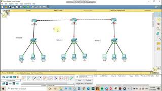 Tutorial Simulasi Jaringan dengan 3 Router 3 Switch dan 9 PC menggunakan Cisco Packet Tracer [upl. by Lenore]