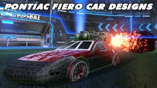 Pontiac Fiero Car Designs  Rocket League [upl. by Ecyor]