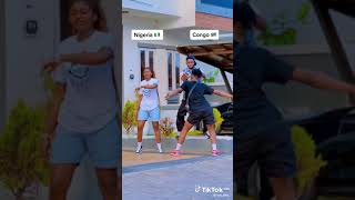 Nigeria 🇳🇬 vs Congo🇨🇩TikTok dance challenge🔥who won😍 [upl. by Teloiv198]