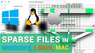 🐧🍏 Sparse Files in Windows Linux and MacOS File Systems NTFS REFS Ext3 Ext4 BTRFS and APFS 🐧🍏 [upl. by Nylanna]