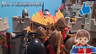 DIORAMA PLAYMOBIL NOVELMORE  Lattaque du château [upl. by Fiann]