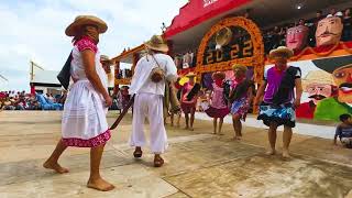 XANTOLO en la huasteca Cuadrilla Cuahuehueme 🧡🎻🤠  HUASTECA por Martín Gabino C [upl. by Kolodgie]