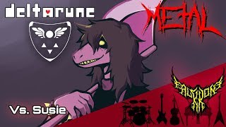 DELTARUNE  Vs Susie 【Intense Symphonic Metal Cover】 [upl. by Seniag412]