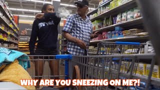 SNEEZING ON PEOPLE PRANK [upl. by Helse129]