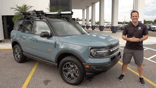 Is the NEW 2021 Ford Bronco Sport Badlands the BEST compact SUV to BUY [upl. by Yecies]