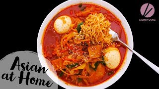 Rabokki Korean Sweet amp Spicy Ramen Noodles [upl. by Ulick]