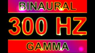 BINAURAL BEATS binauralbeats GAMMAwaves 300hz [upl. by Camilo]