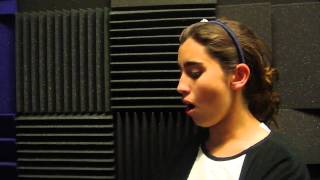 Lauren Jauregui singing quotSpeechlessquot by Lady Gaga 2010 [upl. by Kirby933]