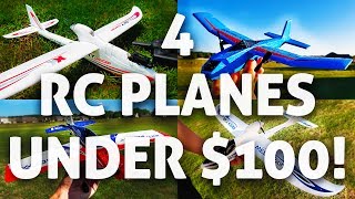 4 FUN amp CHEAP RC Planes Under 100 [upl. by Angel]