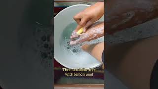 Pedicure at home diypedicureathome short youtubeshorts [upl. by Asiluy]