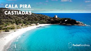 Cala Pira Castiadas Italy Stunning beach view October 2024 [upl. by Noseimaj]