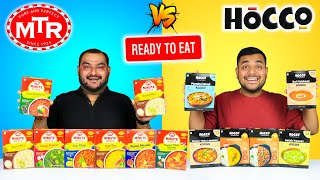 Hocco Vs MTR Ready To Eat Food  Ready To Eat Food Challenge  Viwa Food World [upl. by Lynnette335]