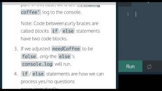 Learn Javascript Ifelse Statements codecademy Javascript [upl. by Jentoft]