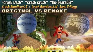 ♦ Original  N Sane Trilogy Crash 2 MASHUP — Crash Dash Crash Crush Unbearable [upl. by Estevan292]