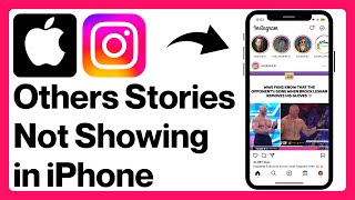 iPhone How to Fix Instagram Stories Not Showing Problem 2024 [upl. by Letrice242]