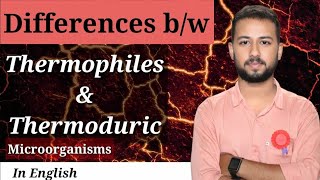 Thermoduric vs thermophiles in english  temperature loving microorganisms  extremophiles [upl. by Blackmore294]