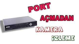 DVR KAYIT CİHAZI CEPTEN İZLEME  GÜVENLİK KAMERASI CEPTEN İZLEME  CEPTEN KAMERA İZLEME  PORTSUZ [upl. by Florine474]