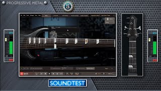 Toontrack PROGRESSIVE METAL EZBASS EBX  PLAYING ALL PRESETS [upl. by Adnohr]