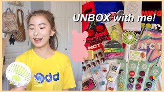 Huge KPOP UNBOXING ft SM Global Shop NCT SHINee Red Velvet etc [upl. by Joseito]