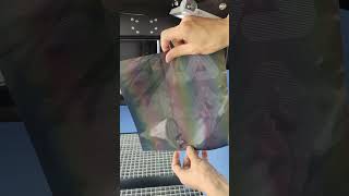 Heat Transfer Vinyl Engraving with CKLASER Super 350 10 model [upl. by Herriott666]