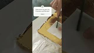 Dekorieren für Weihnachten 🎄 diy Gold 🥇 Vergolden Blattgold [upl. by Zelle]