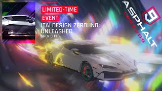 Italdesign Zerouno Unleashed  Shen City Route Asphalt 9 LegendsNintendo Switch [upl. by Lindo]