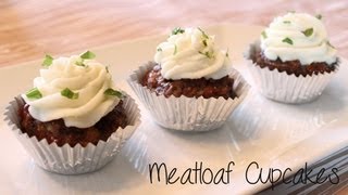 HowTo Make Meatloaf Cupcakes April Fools Day [upl. by Ardnos]