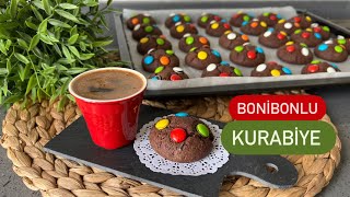 AŞIRI KOLAY BONİBONLU KURABİYE 😍 Kapış Kapış Biten Tarif ✅ kurabiye bonibonlukurabiye [upl. by Dimond]