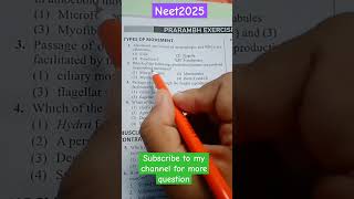 Locomotion and movementneet neet2025 biology yakeen pw aiims study shorts motivation vlog [upl. by Ardnued75]