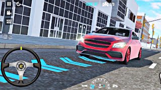 Beautiful Red Car With Red Wheels Android Gameplay  Car Parking 🅿️ Online Gameplay [upl. by Zakarias]