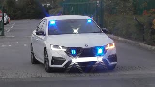 Unmarked Octavia VRS Road Crime Team RCT Responding [upl. by Alejo]