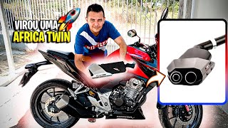 NOVO ESCAPAMENTO MTG NA CB 300F TWISTER 2024 [upl. by Vitus427]