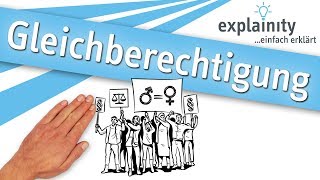 Gleichberechtigung einfach erklärt explainity® Erklärvideo [upl. by Meibers387]