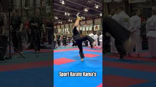 Awesome Sport Karate Kama Black Belt Skills quebecopen martialarts naska wako kamas karate [upl. by Ecienaj]