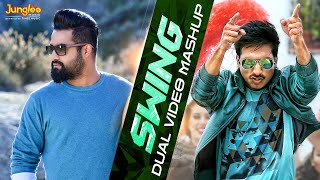 Swing Dual Video Mashup  Naa Manasu Neelo  Swing Swing  Jr NTR  Gopichand [upl. by Sitnalta]