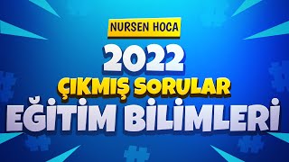 Eğitim Bilimleri  Gelişim Psikolojisi 2022 Çıkmış Sorular [upl. by Elyr917]