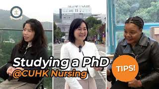 ✏️Studying a PhD CUHK Nursing  Tips from seniors 2 [upl. by Dragoon]