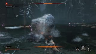 Sekiro Guardian Ape Boss Fight [upl. by Skiest]