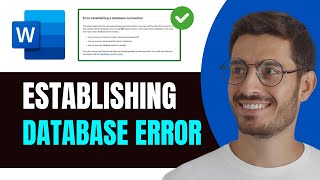 How To Fix Error Establishing Database Connection In Wordpress 2024 [upl. by Kinsler]