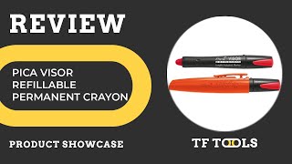 Pica Visor Refillable Permanent Crayon Review  TF Tools [upl. by Atnod]