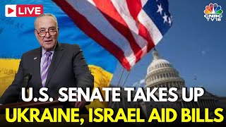 LIVE US Senate Takes Up 95B Foreign Aid Package for Ukraine Israel and Taiwan  USA News  IN18L [upl. by Porta550]